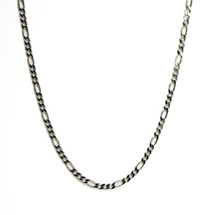 Monty's Sterling Silver Figaro Chain Necklace 55cm 4.6mm #69335