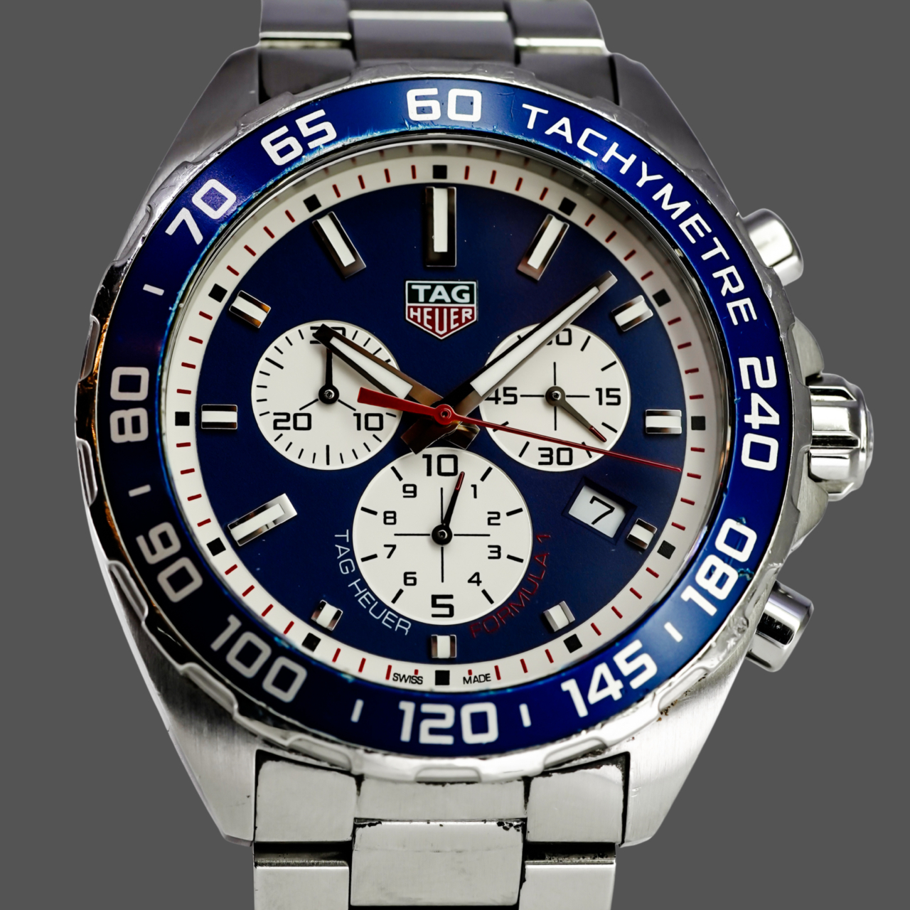TAG Heuer Formula 1 CAZ1018 Red Bull Racing Quartz 43mm Watch 20cm Band #69006