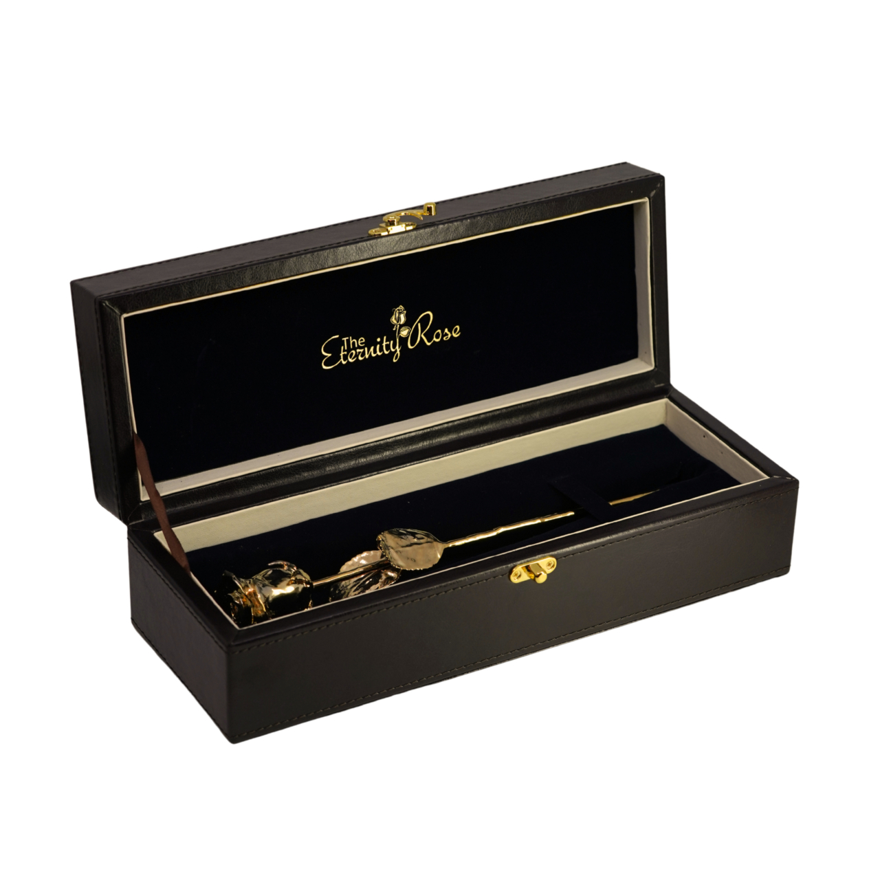 Eternity Roses Gold Eternity Rose Figurine Natural Rose 24ct Gold Dipped Box & Certificate ...