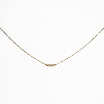 Vintage 9ct yellow gold cable link Chain Necklace #69066