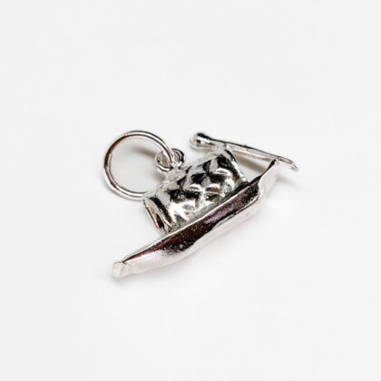 Vintage Sterling Silver River Boat Charm #69220