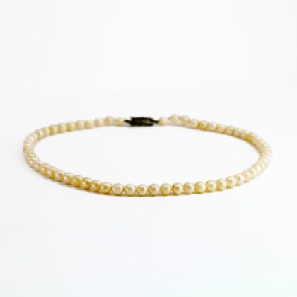 Freshwater Pearl Necklace With Sterling Silver Clasp #69383