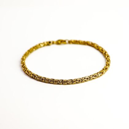 Monty's Gold Plated Byzantine Bracelet 22cm #69461