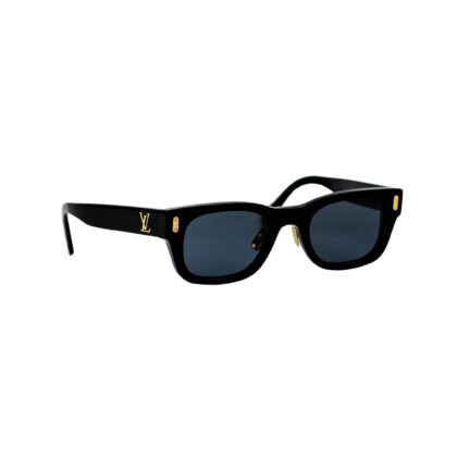Louis Vuitton Confidence Square Round Sunglasses Z2126U Black #69491