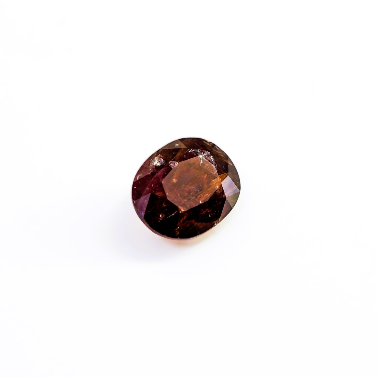 Natural Purplish Red Sapphire 7.24ct Oval Cut With Valuation $4,675 #59074-10