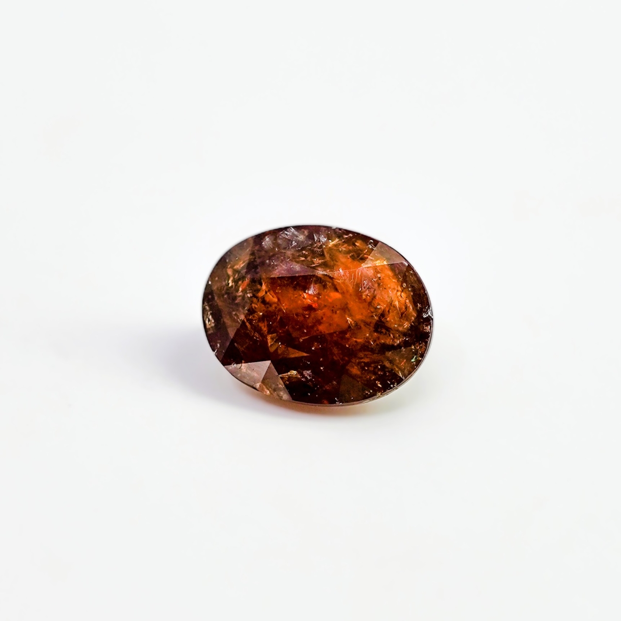 Natural Reddish Orange Sapphire 5.69ct Cushion Cut With Valuation $3,675 #59074-11