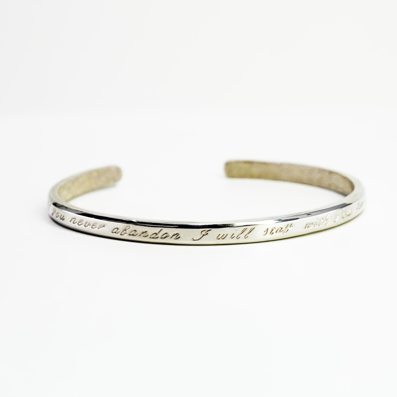 Sterling Silver “Always In My Heart” Bangle #64357