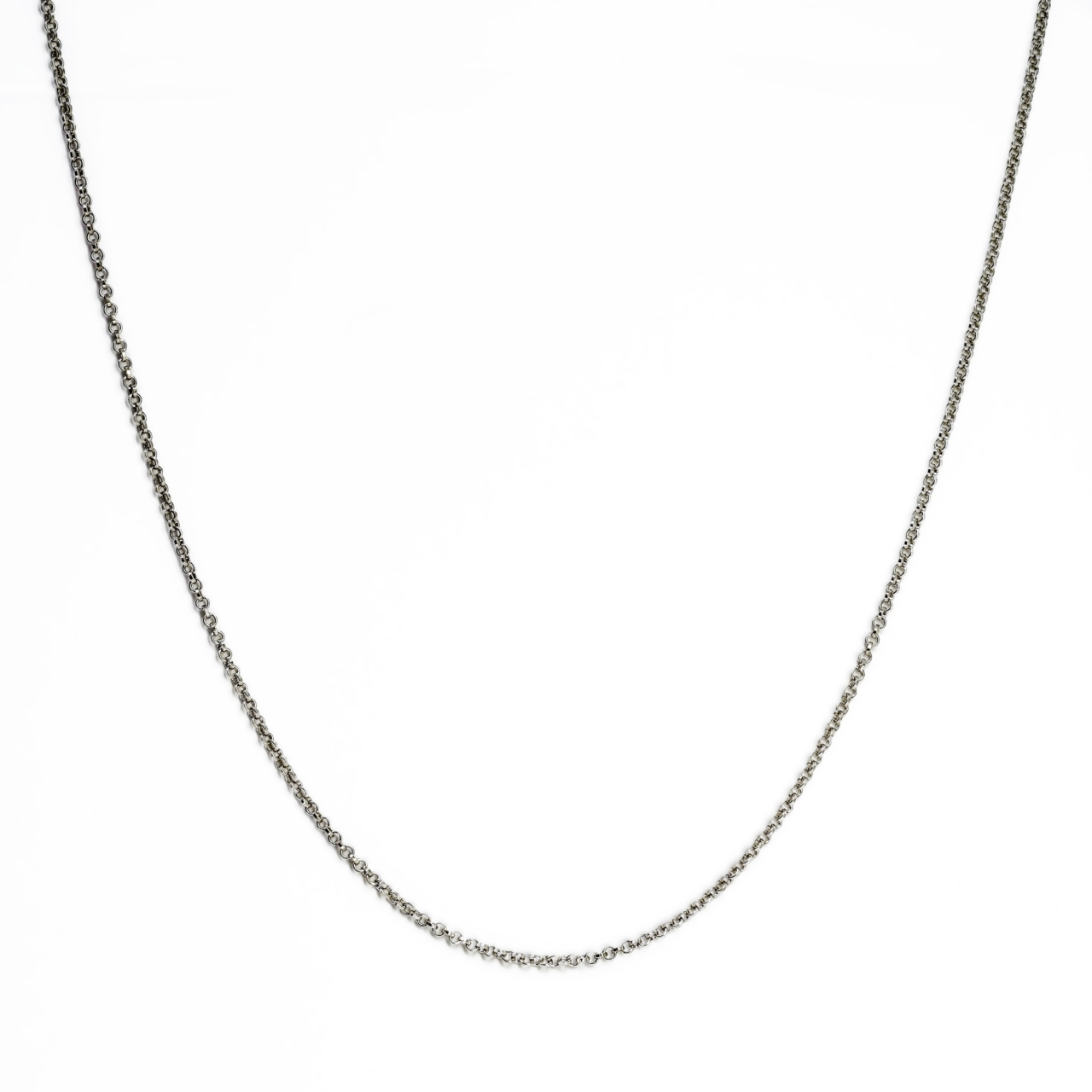 Sterling Silver Belcher Link Necklace 45cm #67668