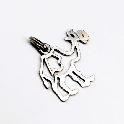 Sterling Silver Camel Charm Pendant #9635-18