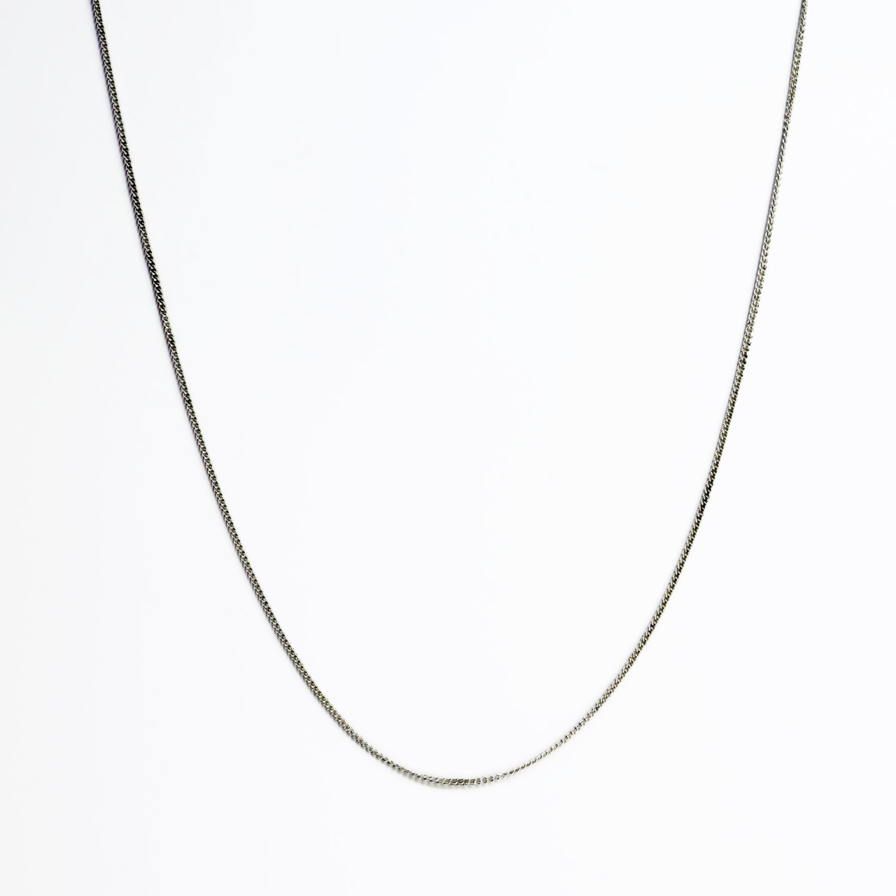 Sterling Silver Curb Link Chain 45cm #4255-85