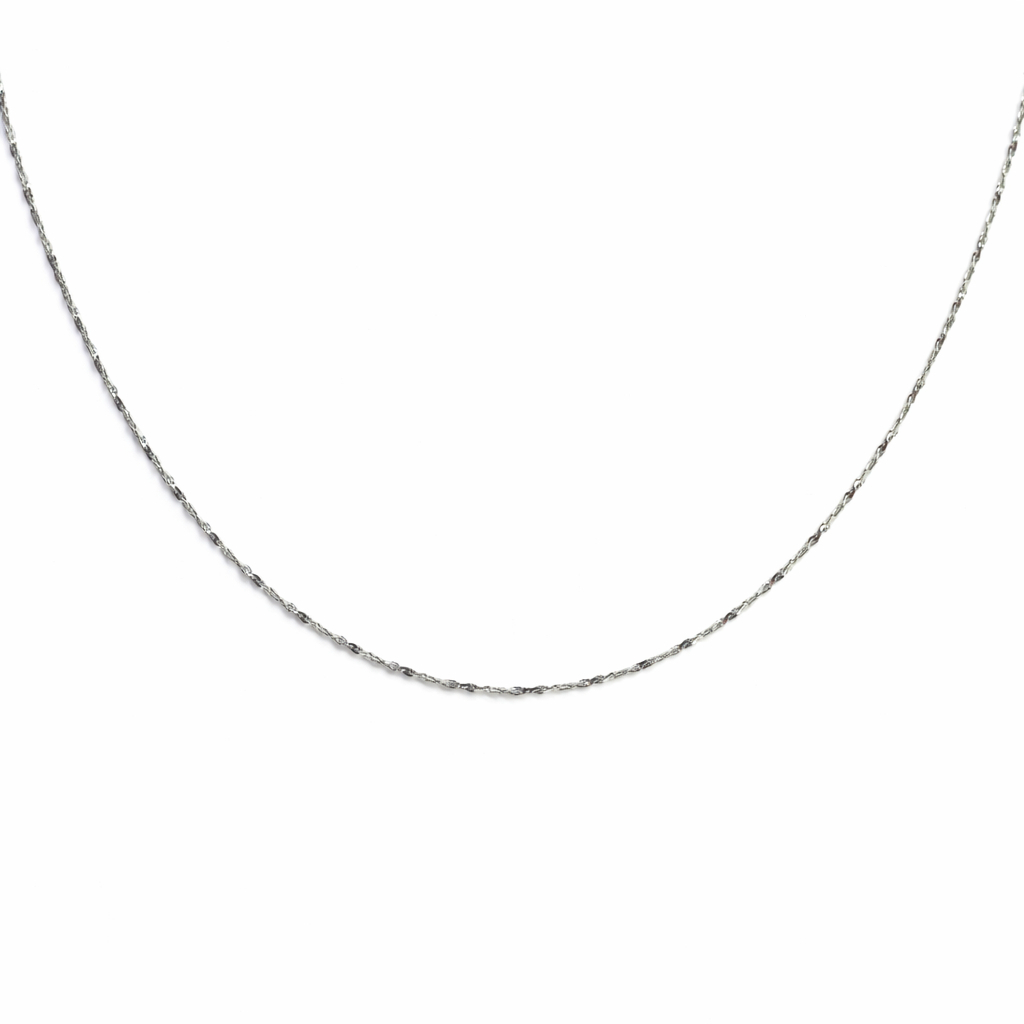 Sterling Silver Fancy Link Necklace 42cm #67530