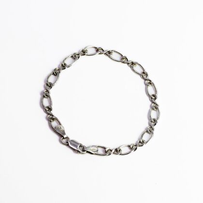 Sterling Silver Figaro Bracelet 16cm 5mm #65093