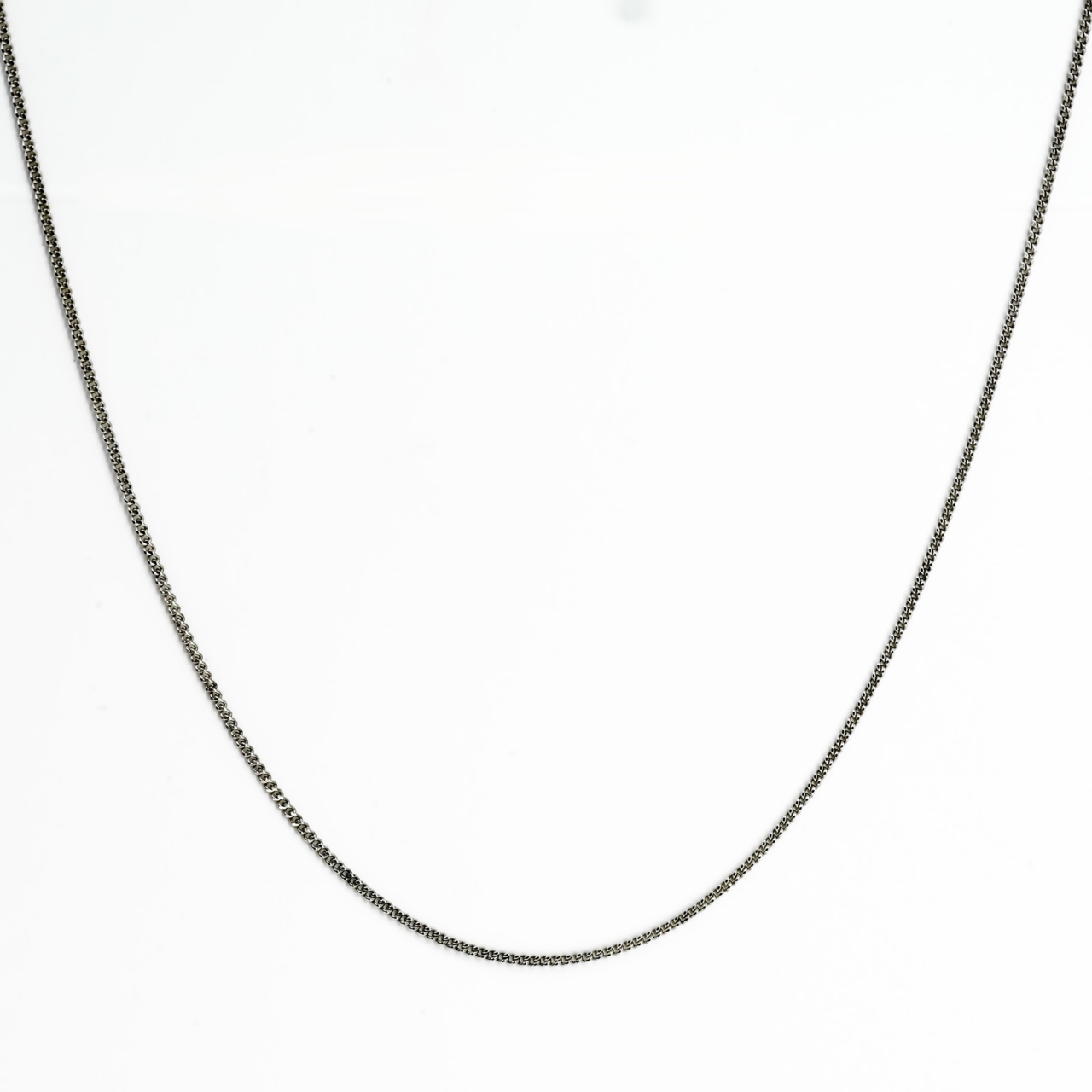 Sterling Silver Fine Chain Necklace 40cm #67670