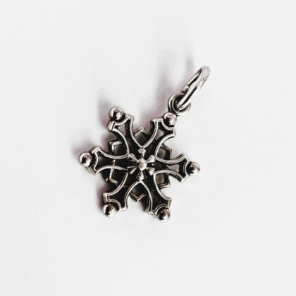 Tiffany & Co Sterling Silver Snowflake Charm #69699-3