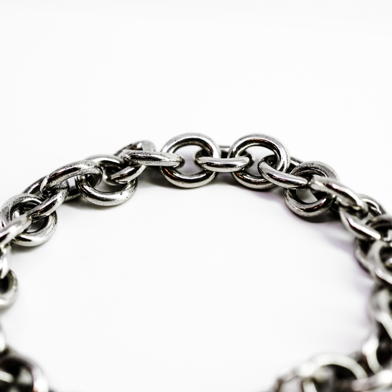 Tiffany & Co. Return To Tiffany Heart Tag Charm Bracelet Sterling Silver 19cm #69699 - Image 8