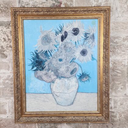 Monty's Vincent van Gogh “Sunflowers” Print Painting Framed Under Glass 560 x 710mm #69722