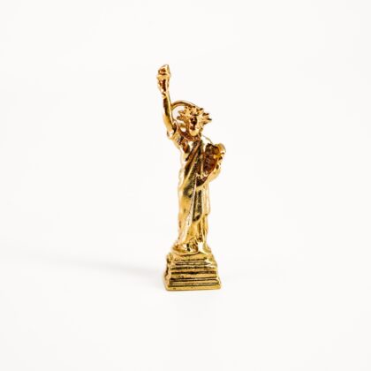 Monty's Vintage 14ct Yellow Gold Statue Of Liberty Pendant Charm 32mm #69378-2