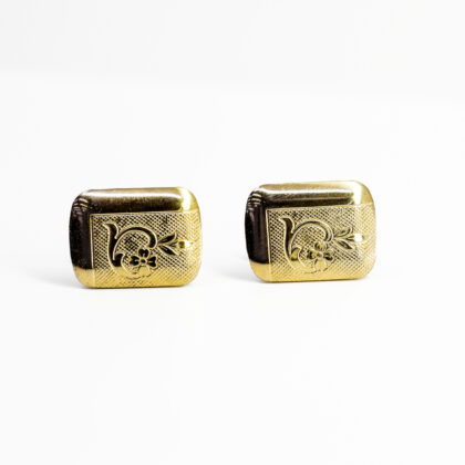 Monty's Vintage Gold Plated Cufflinks 23.5mm #67498