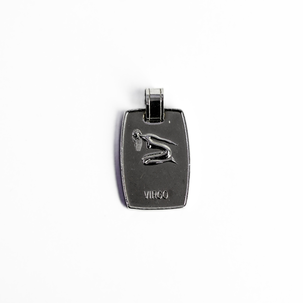Vintage Sterling Silver Virgo Astrology Pendant #66365