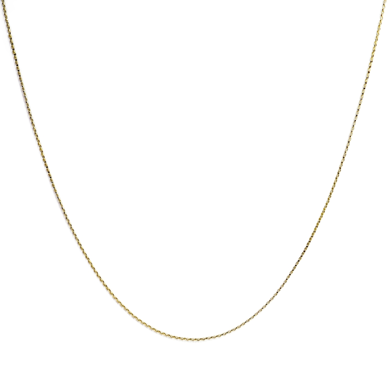 10ct Yellow Gold Cable Link Chain Necklace 50cm #69912 10ct Yellow Gold Cable Link Chain Necklace 50cm #69912