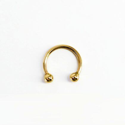 14ct Yellow Gold Nose Ring 12mm Hoop #68450