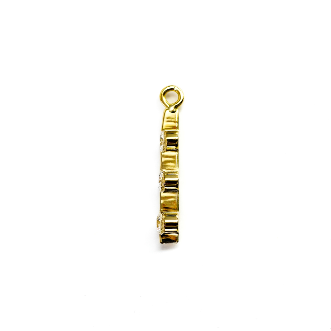 18ct Yellow Gold 0.39ct Diamond Drop Pendant G-H VS-SI #68890 18ct Yellow Gold 0.39ct Diamond Drop Pendant G-H VS-SI #68890 - Image 2