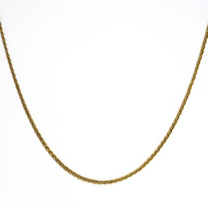 18ct Yellow Gold Anchor Link Chain 60cm 3mm 6.9g #69801