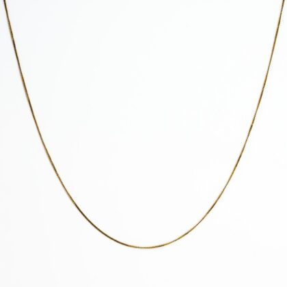 9ct Yellow Gold Curb Link Chain Necklace 50cm #70003