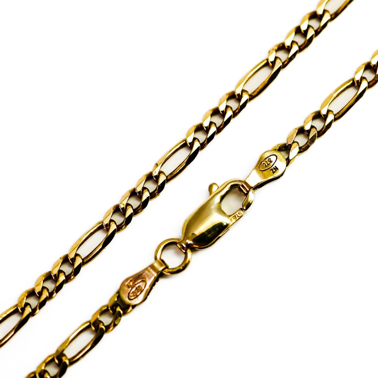 9ct Yellow Gold Figaro Link Chain Necklace 46cm #69653 9ct Yellow Gold Figaro Link Chain Necklace 46cm #69653 - Image 2