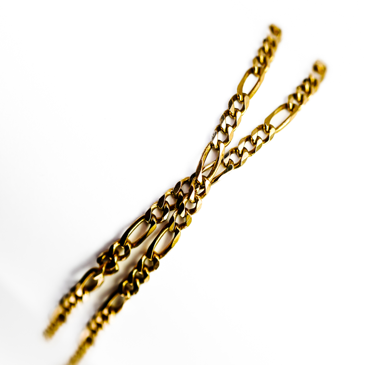 9ct Yellow Gold Figaro Link Chain Necklace 46cm #69653 9ct Yellow Gold Figaro Link Chain Necklace 46cm #69653 - Image 4