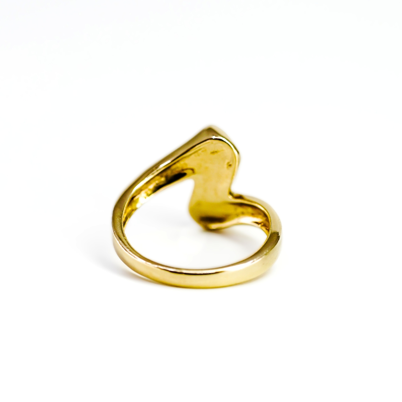 9ct yellow Gold Twist Ring Size N #69891 9ct yellow Gold Twist Ring Size N #69891 - Image 4