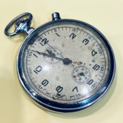 Antique Pocket Stopwatch 50mm Untested As Is - For Parts #69983-15