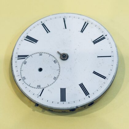 Antique Pocket Watch Movement 42.4mm Untested - For Parts #69983-4