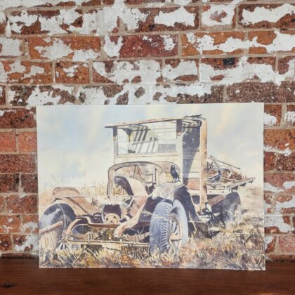 Christopher Matthews (Born 1958) Watercolour On Board – Rural Truck Scene – 740 x 540mm – Unframed #69736