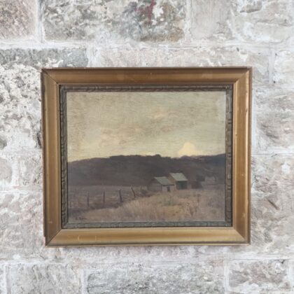 Monty's Edward Cairns Officer (1870 to 1955) Oil On Board 450 x 370mm #69732