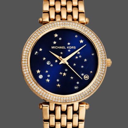 Monty's Michael Kors Darci Celestial Pavé Rose Gold-Tone 39mm Watch MK251707 + Box #69615