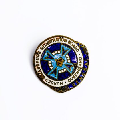 Nurses & Masseurs Registration Board Queensland Midwifery Enamel Badge #69765