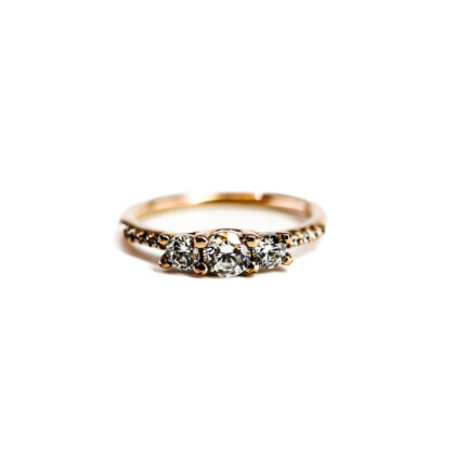 Monty's Pandora Rose Gold Plated Ring Size J/48 #69920