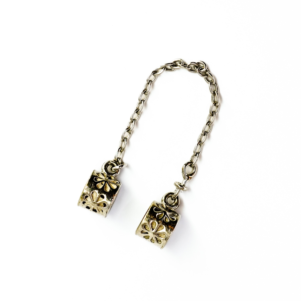 Pandora Sterling Silver Safety Chain Charm #69588-3 Pandora Sterling Silver Safety Chain Charm #69588-3