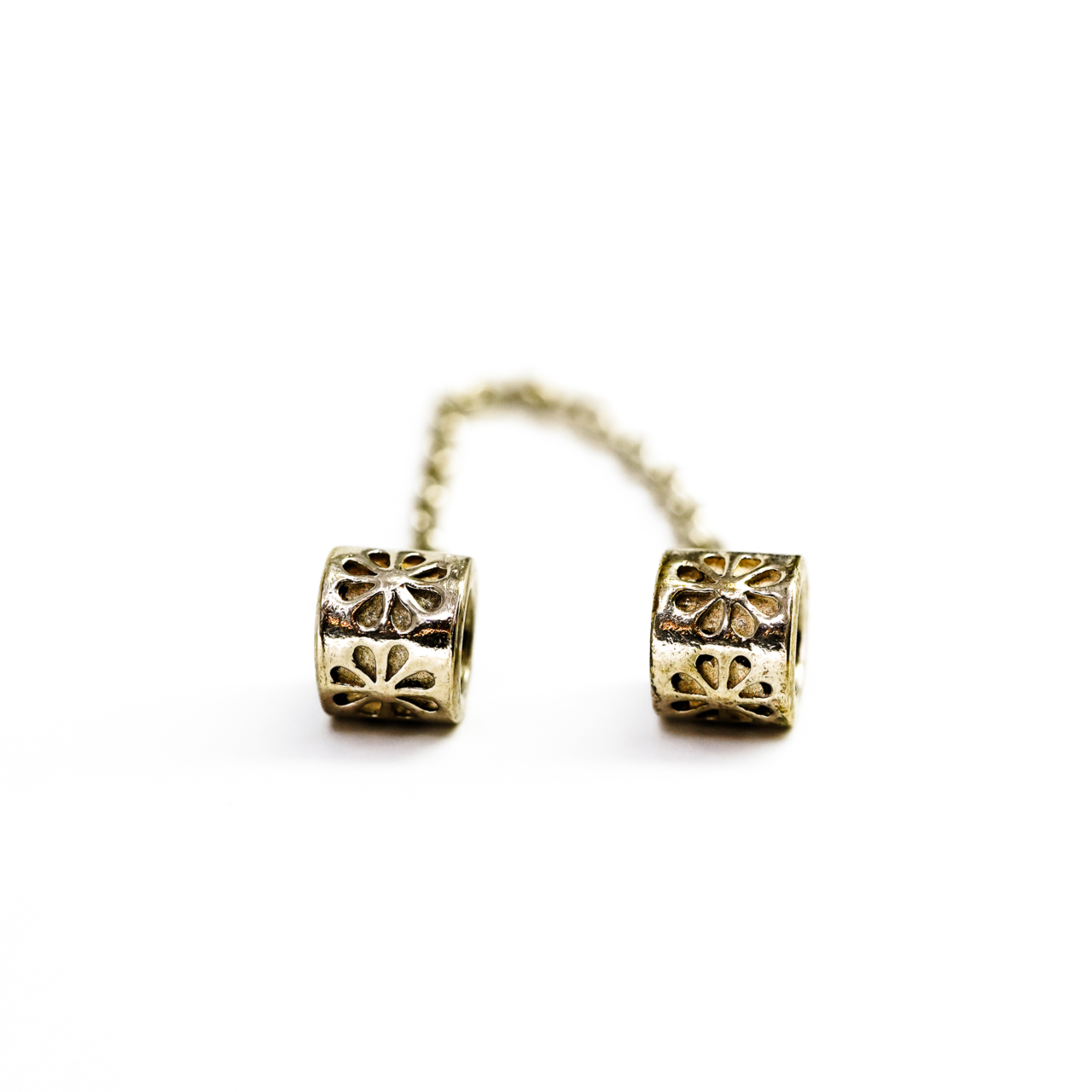 Pandora Sterling Silver Safety Chain Charm #69588-3 Pandora Sterling Silver Safety Chain Charm #69588-3 - Image 2