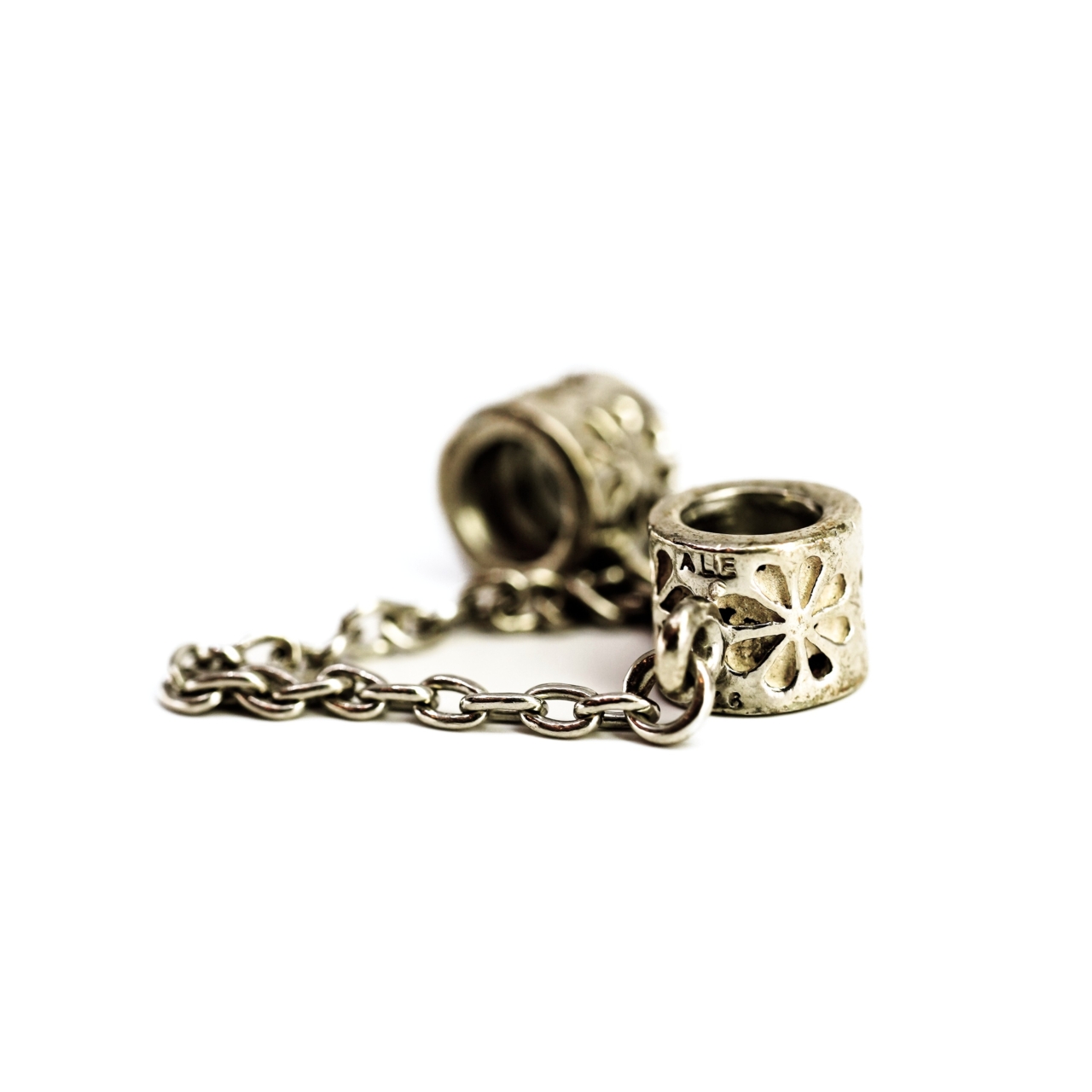 Pandora Sterling Silver Safety Chain Charm #69588-3 Pandora Sterling Silver Safety Chain Charm #69588-3 - Image 3
