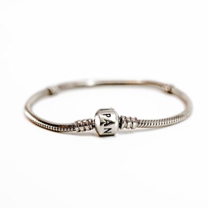 Monty's Pandora Sterling Silver Snake Bracelet 17.5cm #69916