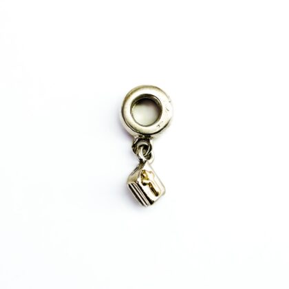 Monty's Pandora Sterling Silver and 14ct Gold Bible Charm #69588-4