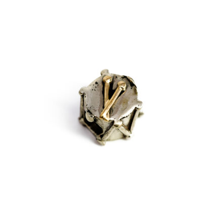 Pandora Sterling Silver and 14ct yellow Gold Heart of Gold Charm #69588-8