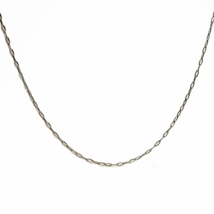Sterling Silver Cable Link Chain Necklace 50cm #70012
