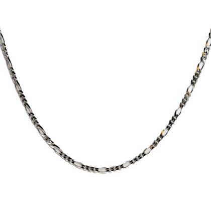 Sterling Silver 3-1 Figaro Link Chain 50cm #69483