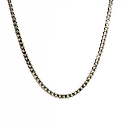 Monty's Sterling Silver Curb Link Chain Necklace 45cm 5.3mm #68987