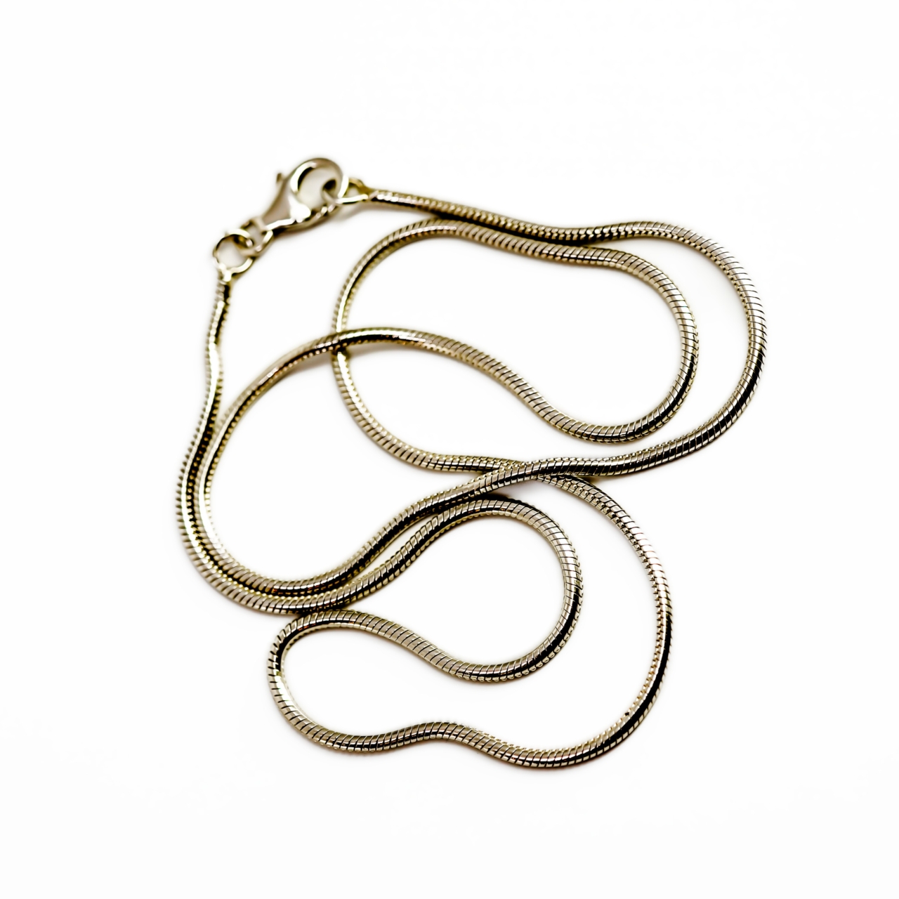 Sterling Silver Snake Chain 44cm 1.6mm #69942 Sterling Silver Snake Chain 44cm 1.6mm #69942 - Image 2