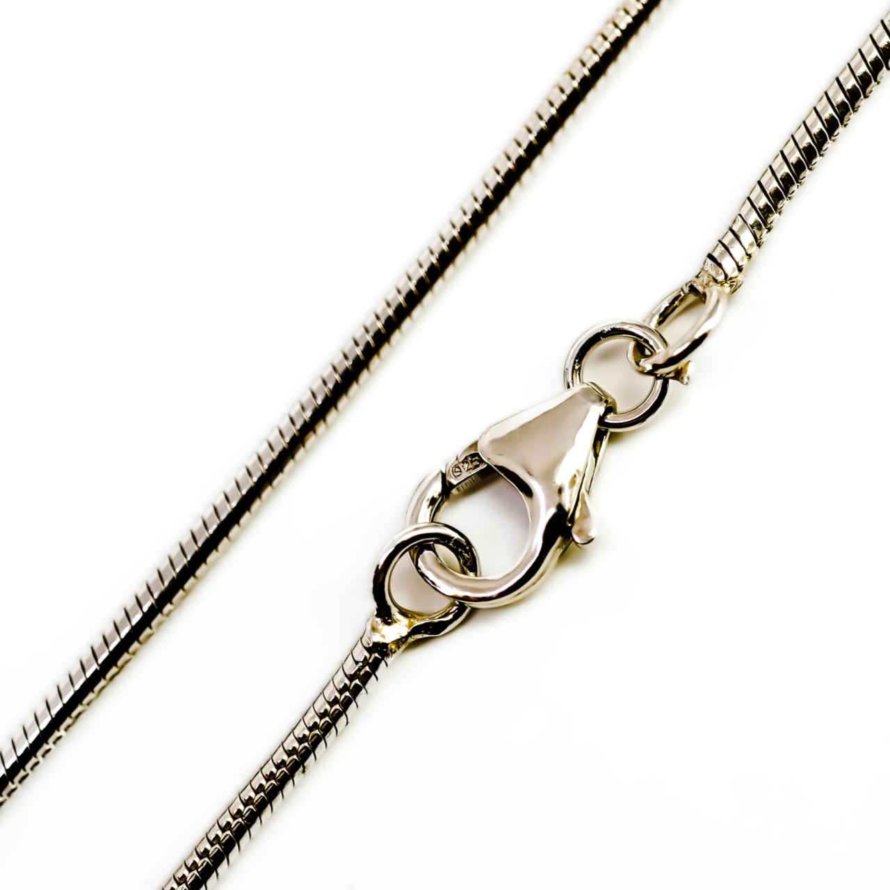 Sterling Silver Snake Chain 44cm 1.6mm #69942 Sterling Silver Snake Chain 44cm 1.6mm #69942 - Image 4