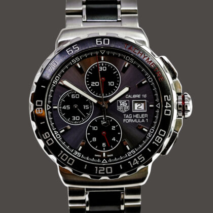 TAG Heuer Formula 1 CAU2011 Calibre 16 Automatic Chronograph Watch 44mm Box & Papers #69860